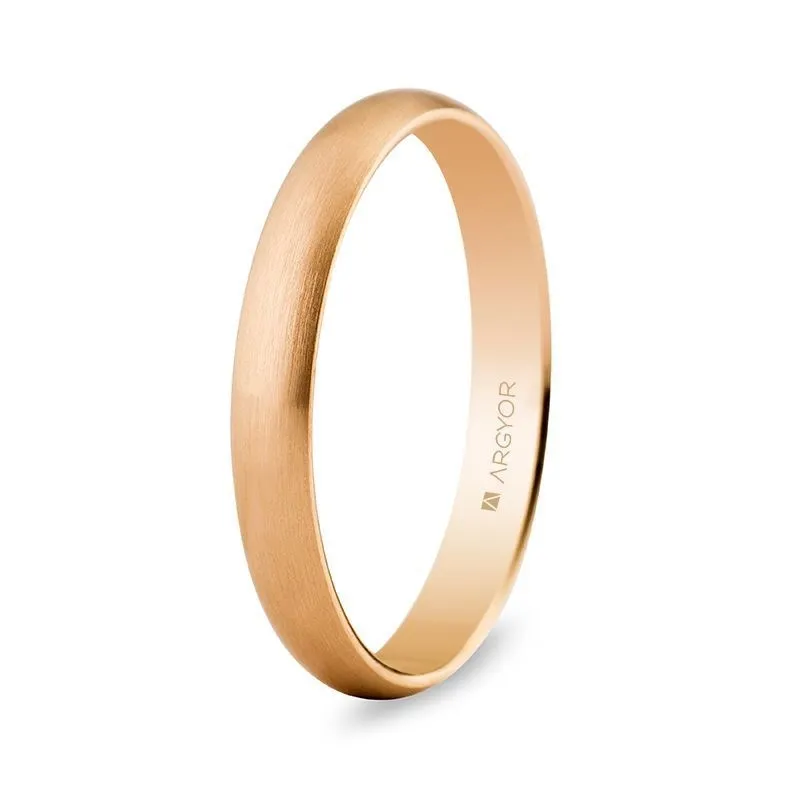 Alianza de boda oro rosa 5C305S