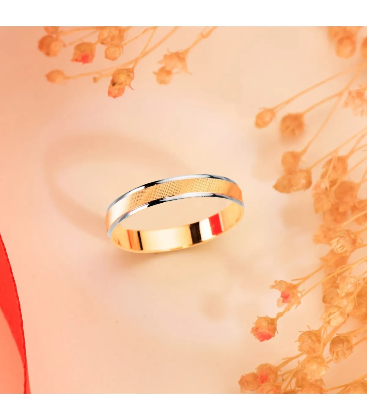 Alianza Palermo 3.5 mm Oro Bicolor 18K