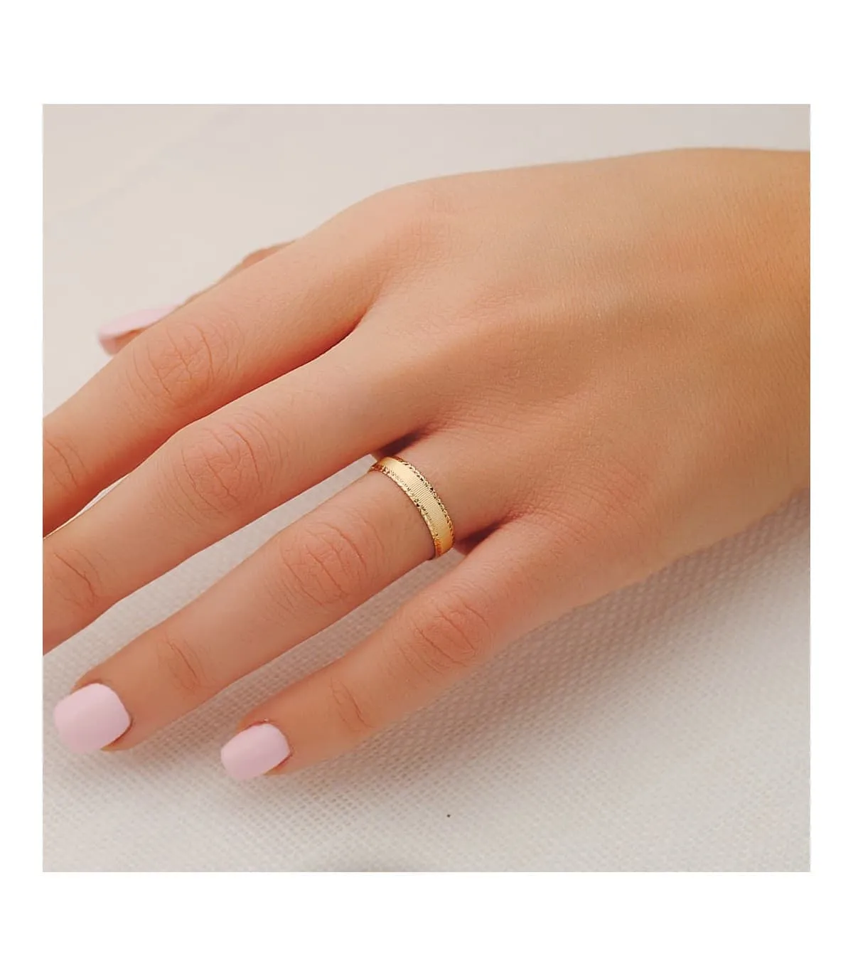 Alianza Toscana 4mm Oro Amarillo 18K