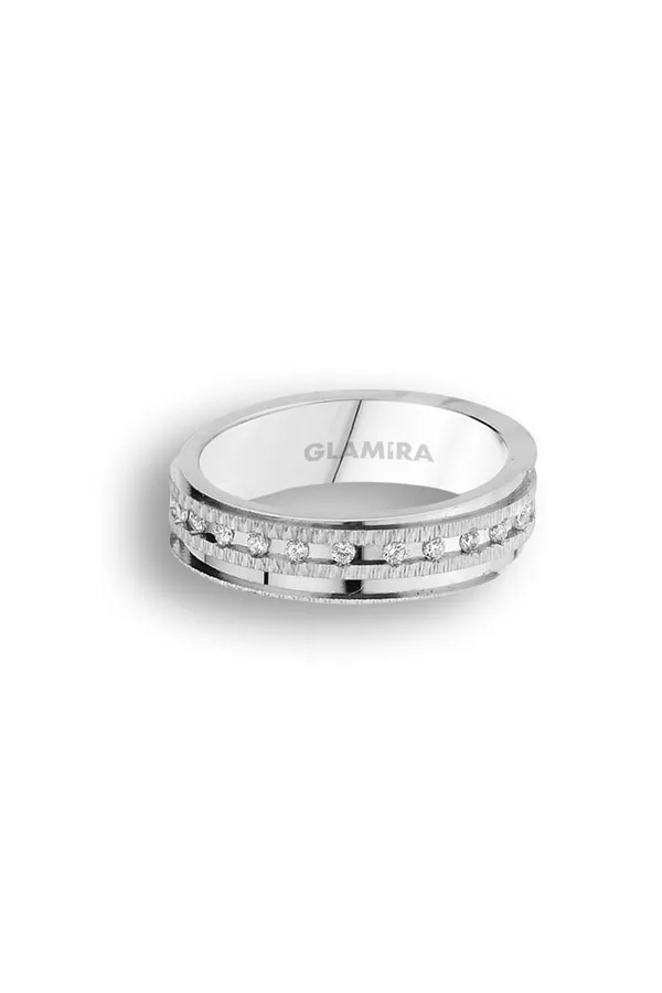 Anillo Boda Mujer Alluring Letter