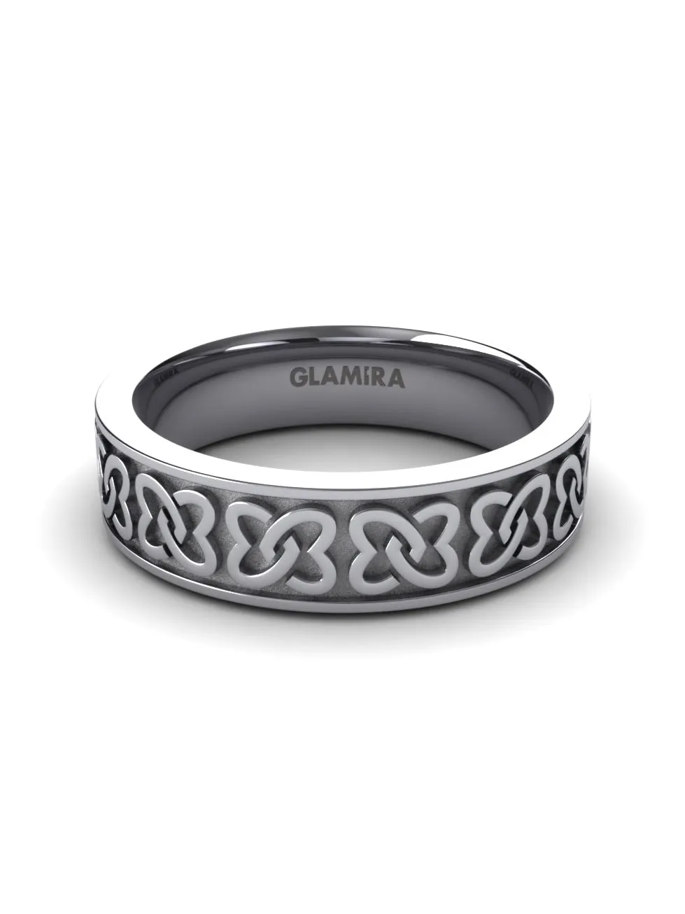Anillo Boda Mujer Celtic Shamrock
