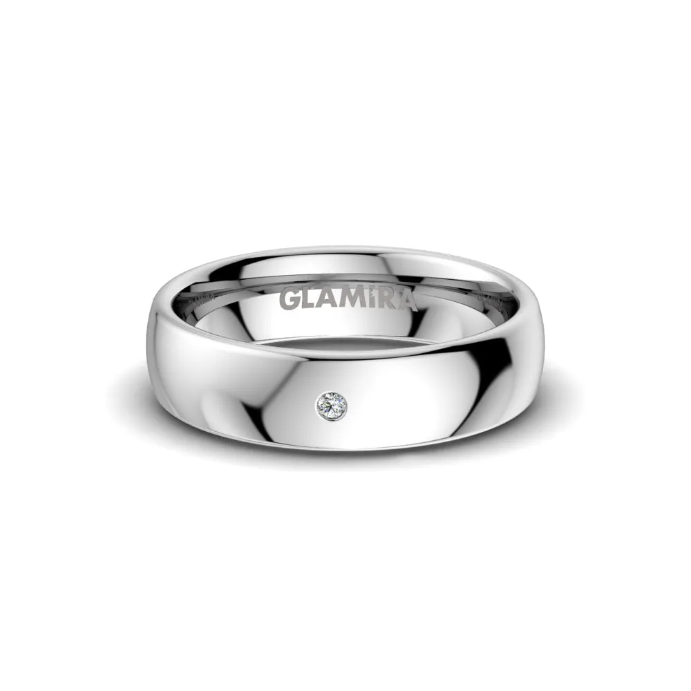 Anillo Boda Mujer Classic Step 5mm