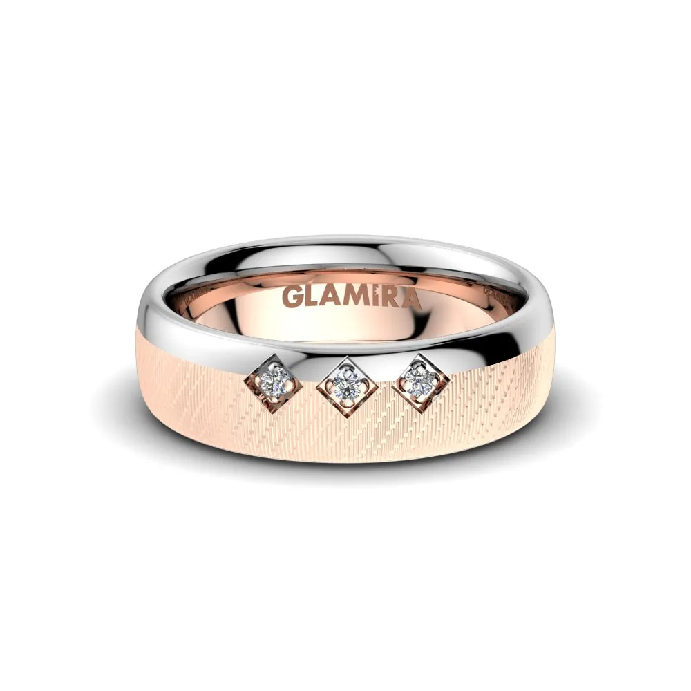 Anillo Boda Mujer Elegant Blaze 6mm