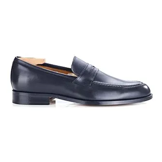 BLACK LEATHER MEN'S LOAFERS  DIXTON