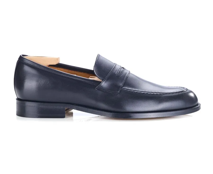 BLACK LEATHER MEN'S LOAFERS  DIXTON