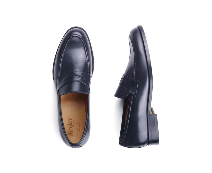 BLACK LEATHER MEN'S LOAFERS  DIXTON