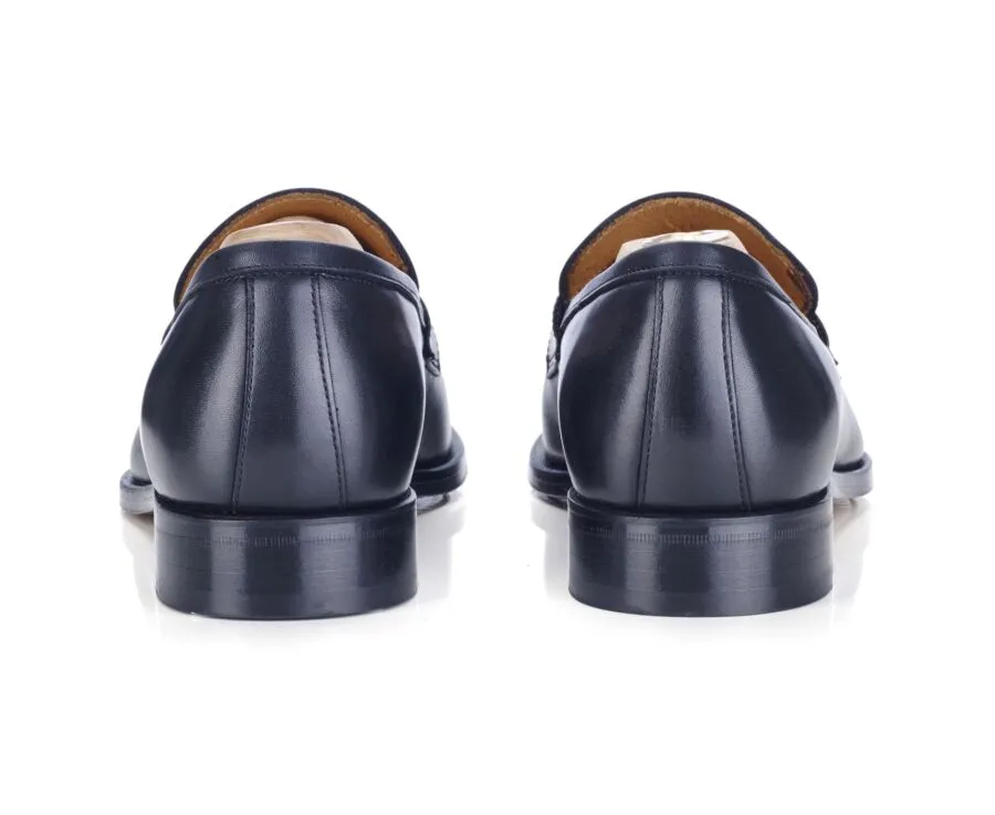 BLACK LEATHER MEN'S LOAFERS  DIXTON
