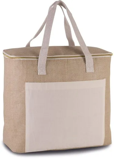 BOLSA ISOTéRMICA DE YUTE  MODELO GRANDE