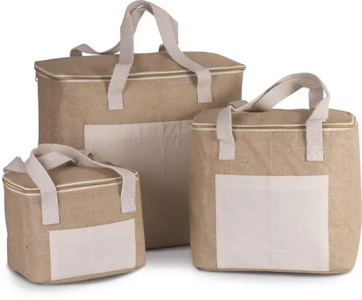 BOLSA ISOTéRMICA DE YUTE  MODELO GRANDE