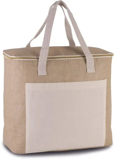 BOLSA ISOTéRMICA DE YUTE  MODELO GRANDE