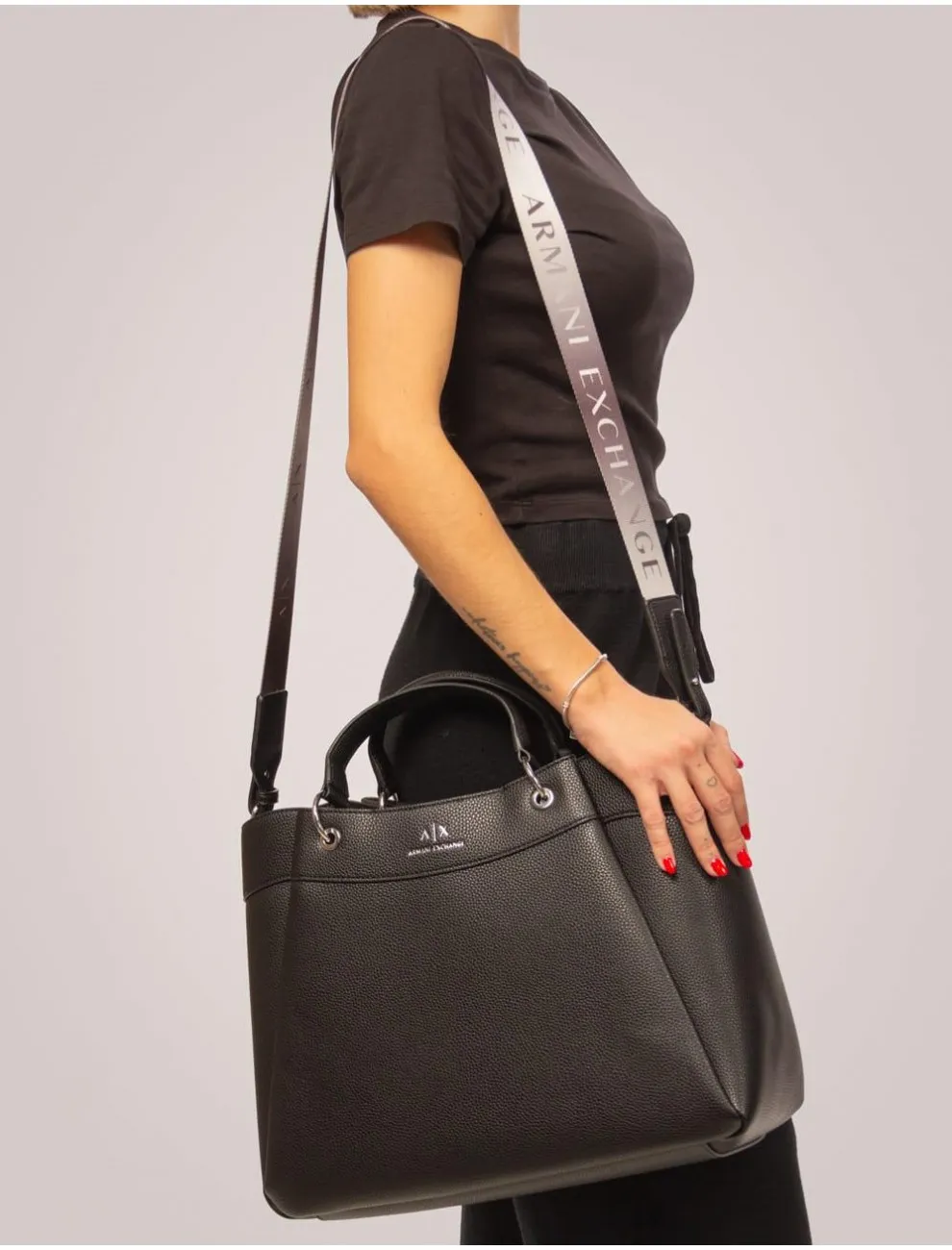 Bolso Mujer Armani Exchange Wave 942910 Negro