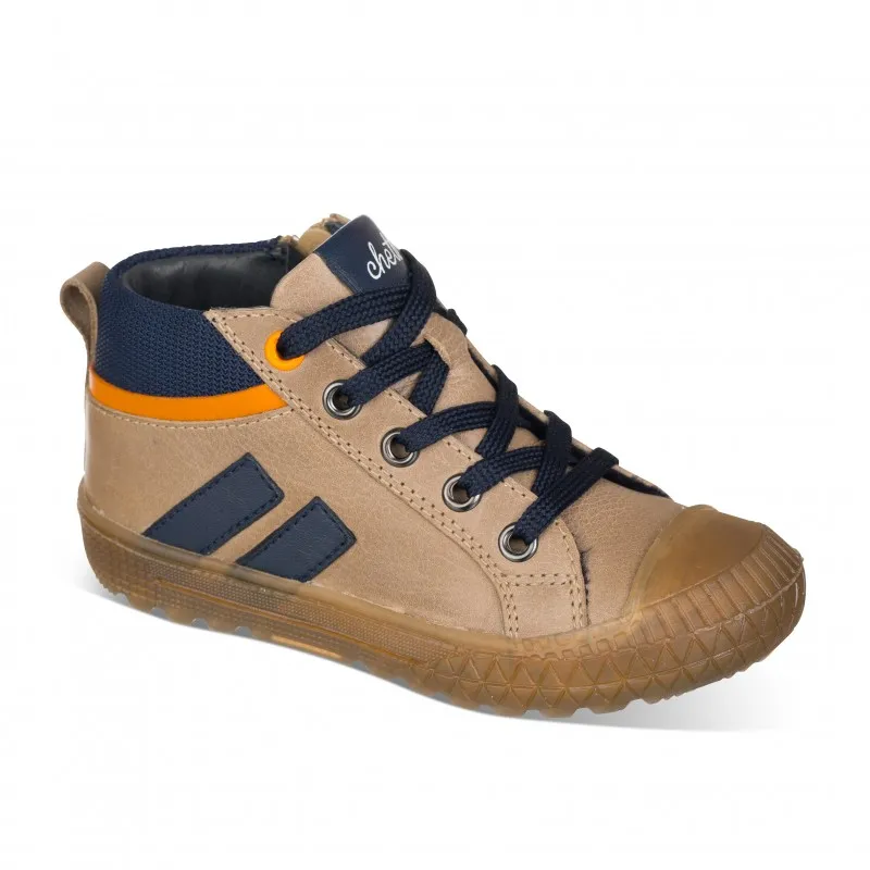 Botin para niño en piel