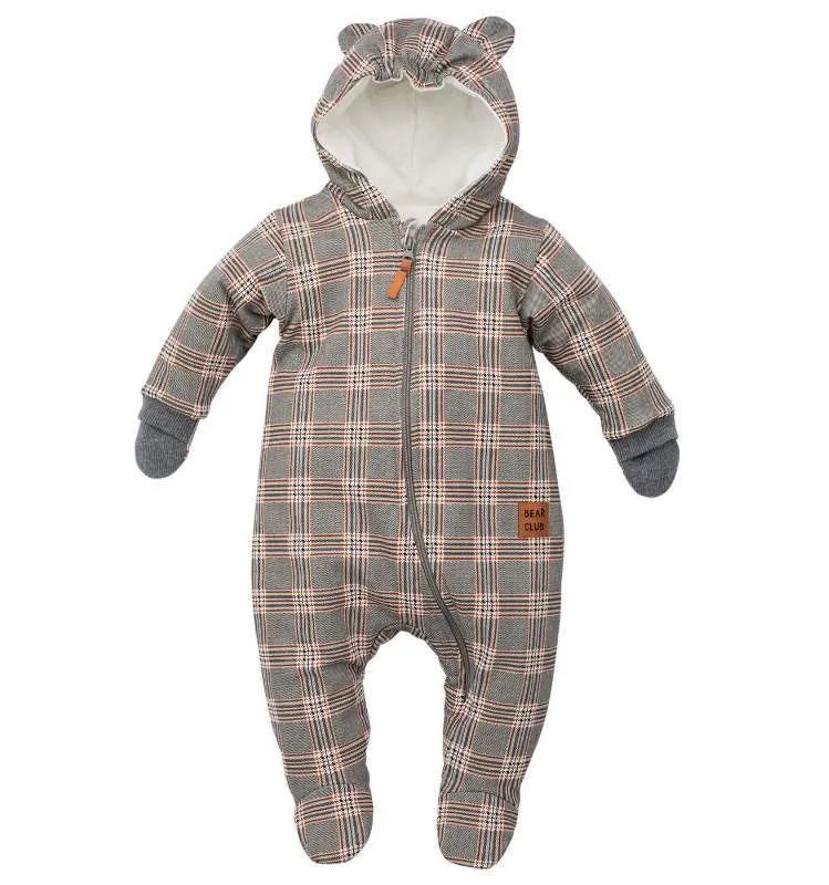 Buzo de bebé a cuadros colección Bears Club