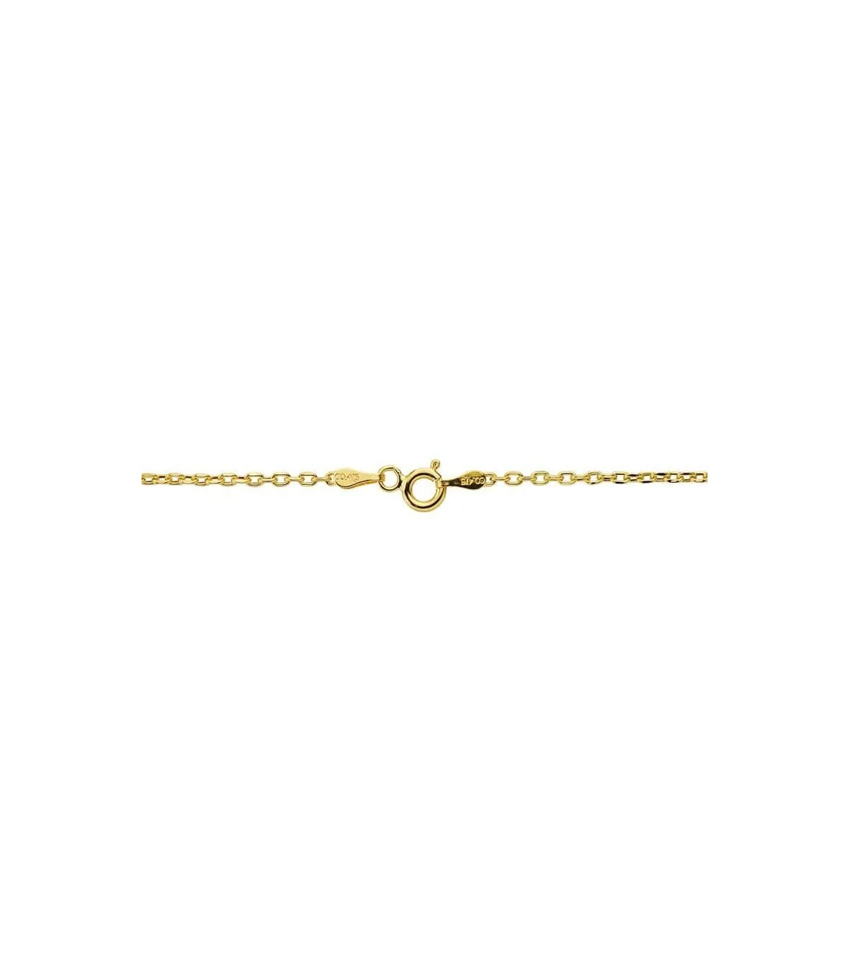 Cadena Forzada 1.5 mm 18 Ktes 45cm