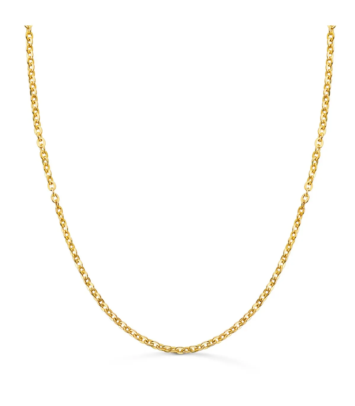 Cadena Forzada 2mm 18 Ktes 50cm