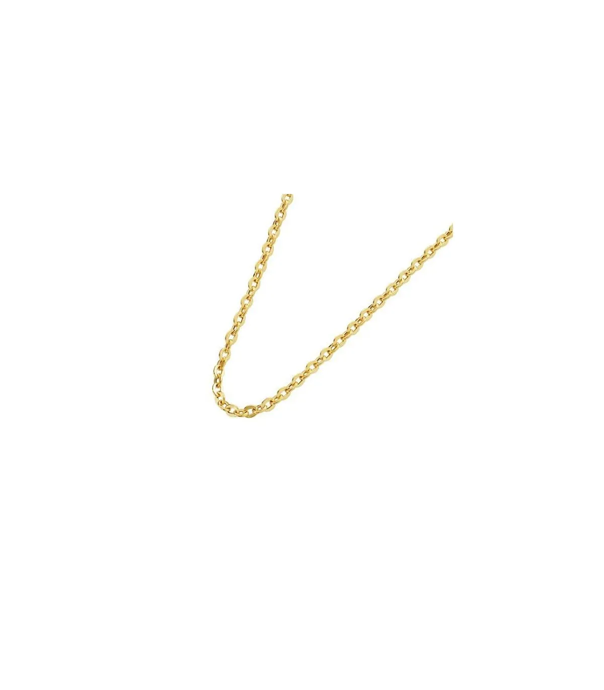 Cadena Forzada 2mm 18 Ktes 50cm