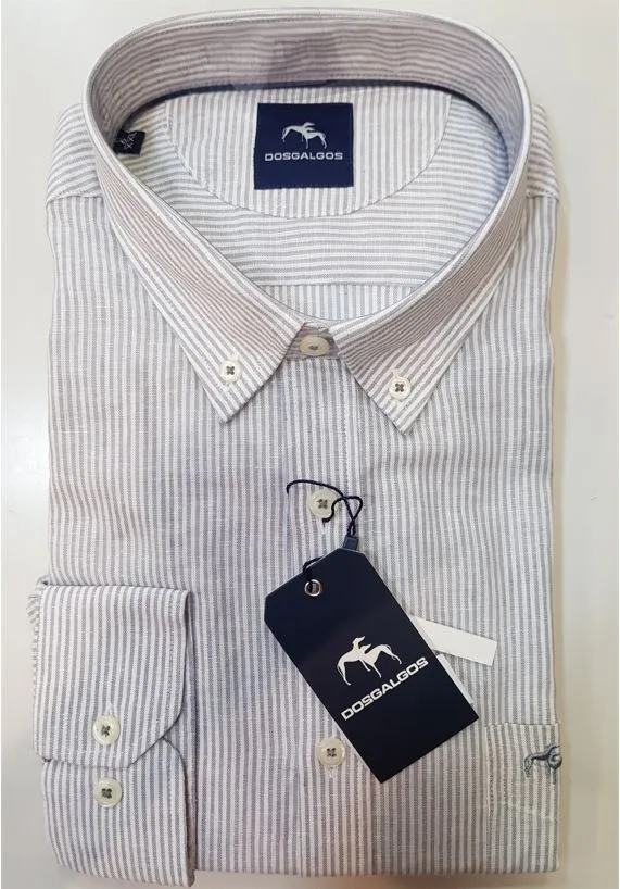 CAMISA DE DOS GALGOS 4462 GRIS
