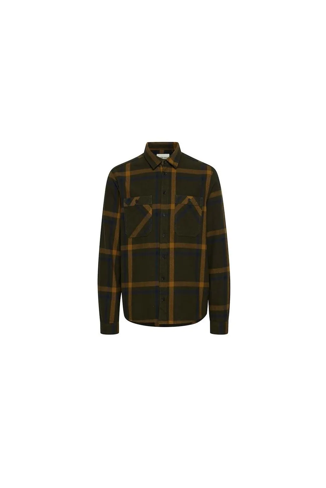 Camisa hombre dos bolsillos verde oliva
