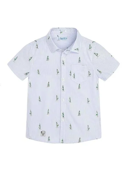 camisa mayoral windsurf azul para niño