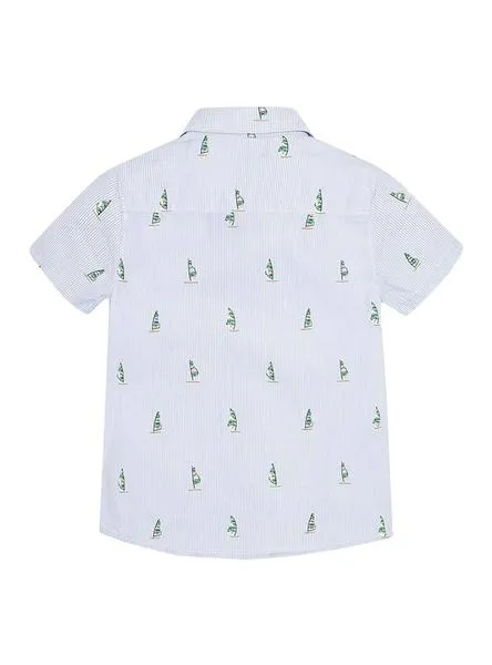 camisa mayoral windsurf azul para niño