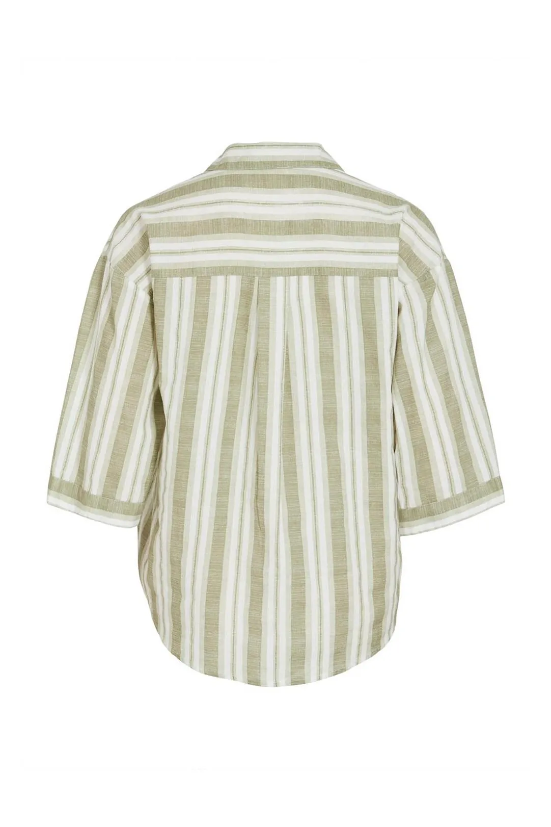 CAMISA RAYAS VIETNI VERDE OLIVA