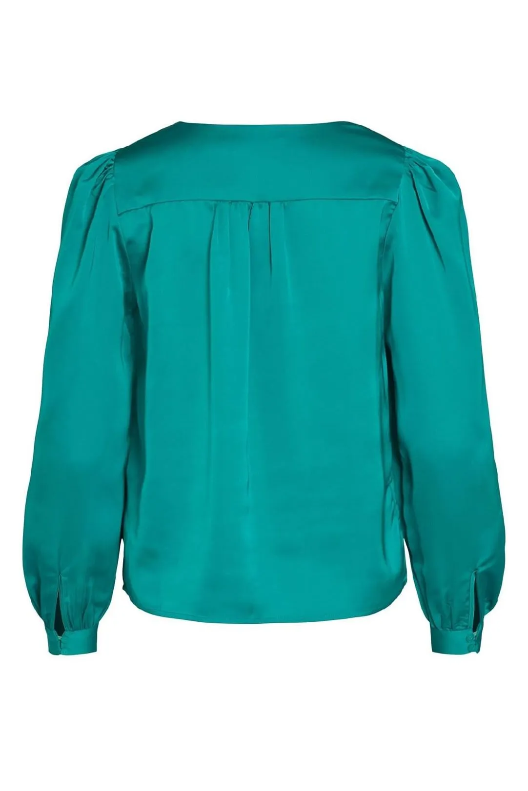 Camisa satén Viellette verde alhambra