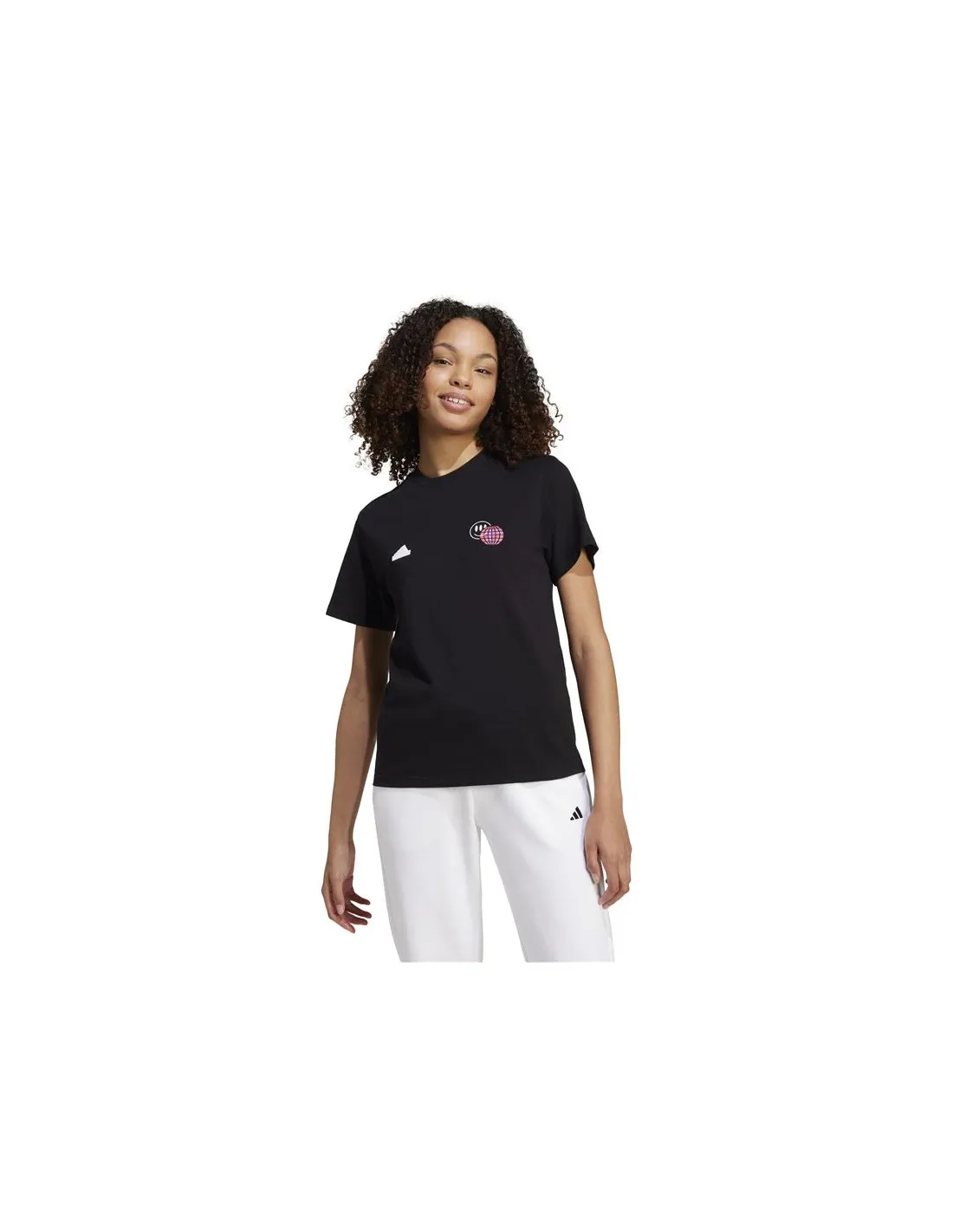 Camiseta adidas House Of Tiro Summer Graphic Mujer Negro