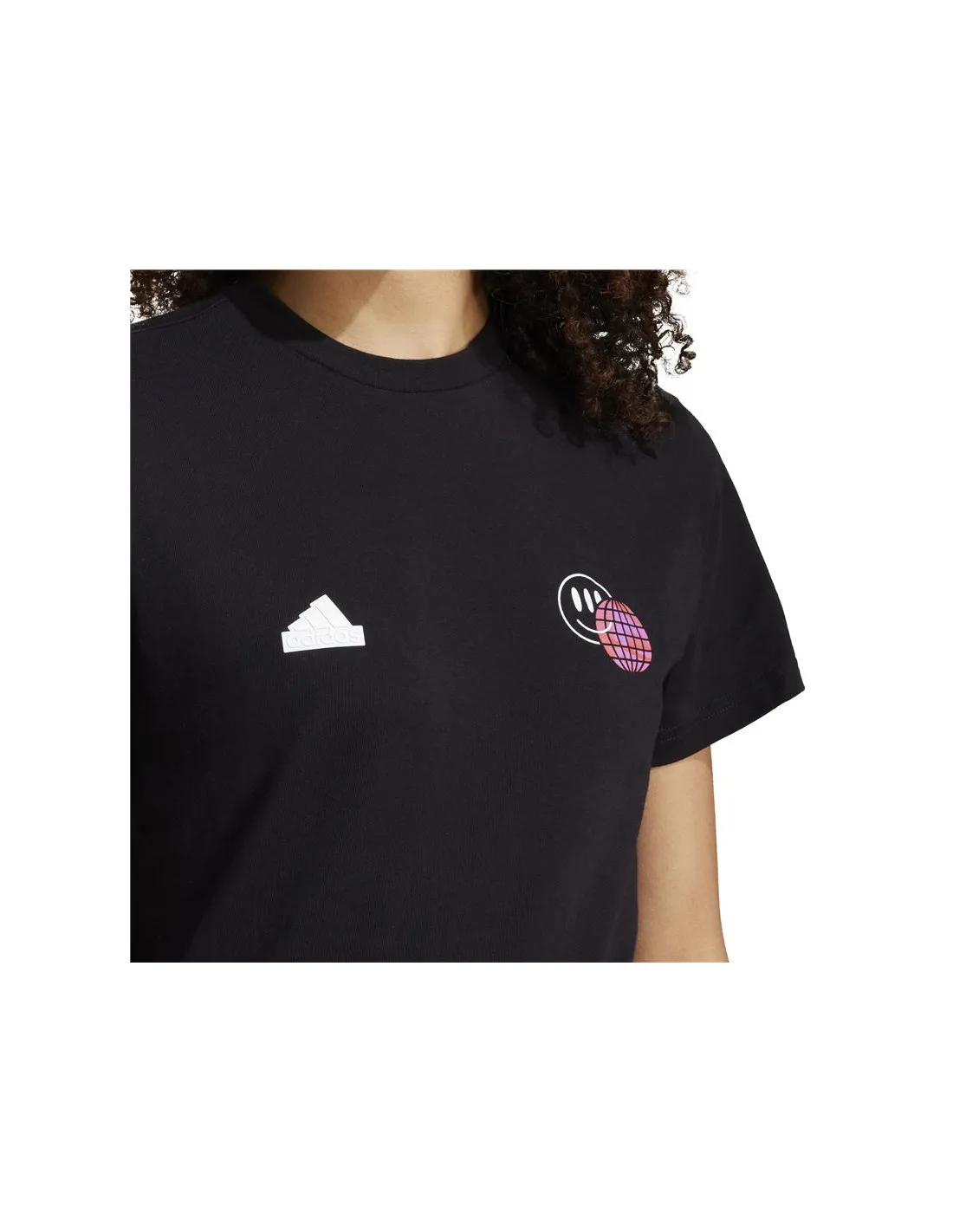 Camiseta adidas House Of Tiro Summer Graphic Mujer Negro