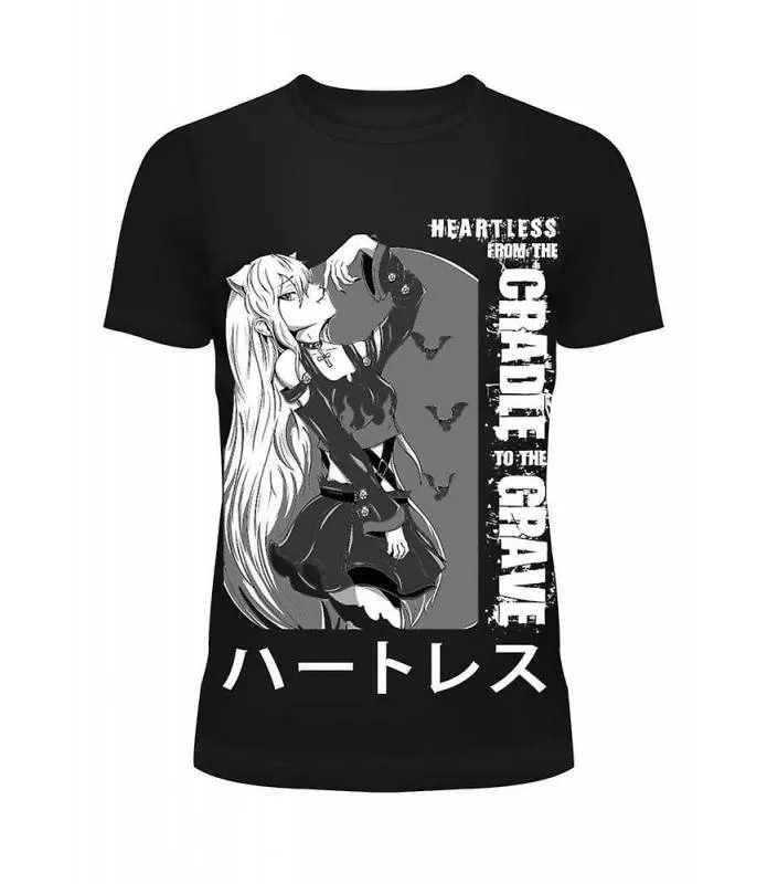 Camiseta Cradle T Negra Chica Black Ladies Manga Corta Innocent