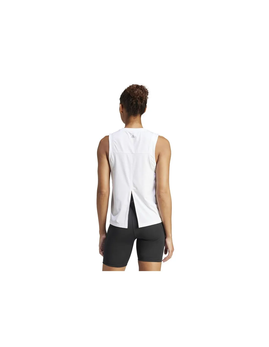 Camiseta de Fitness adidas Studio Tank Mujer Blanco