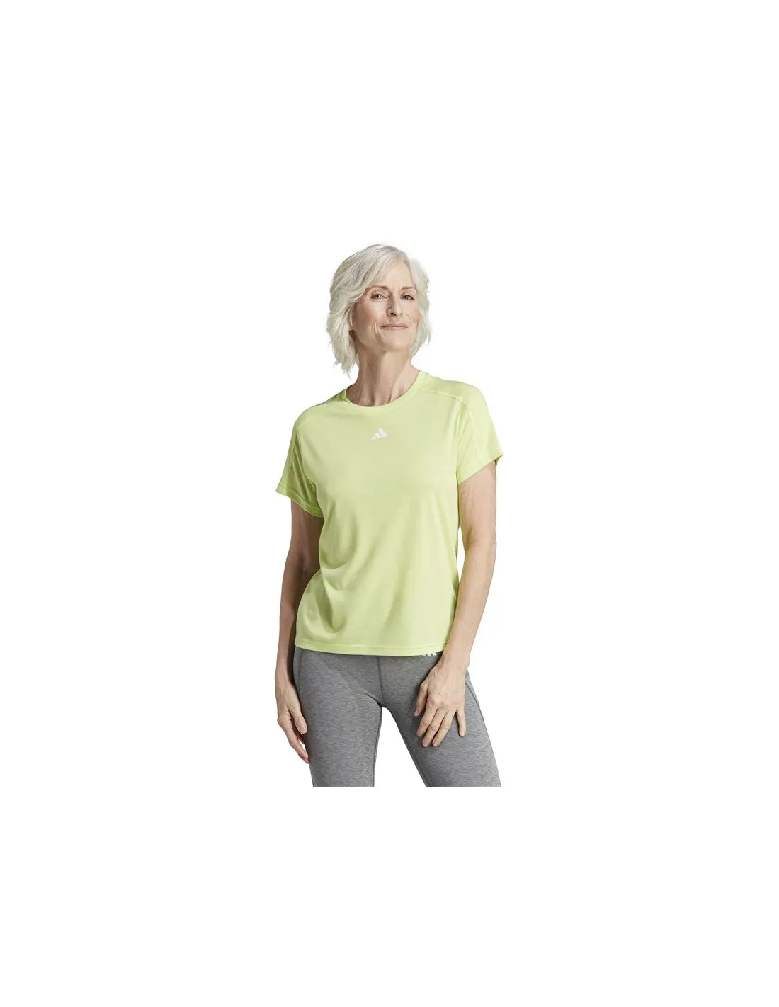 CAMISETA DE FITNESS ADIDAS TRES MUJER