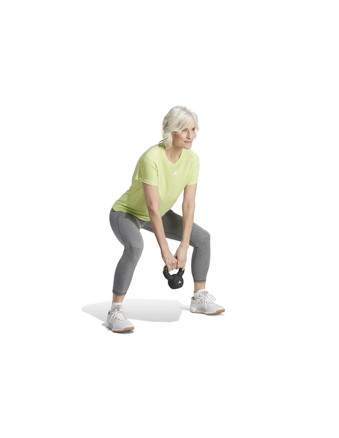 CAMISETA DE FITNESS ADIDAS TRES MUJER
