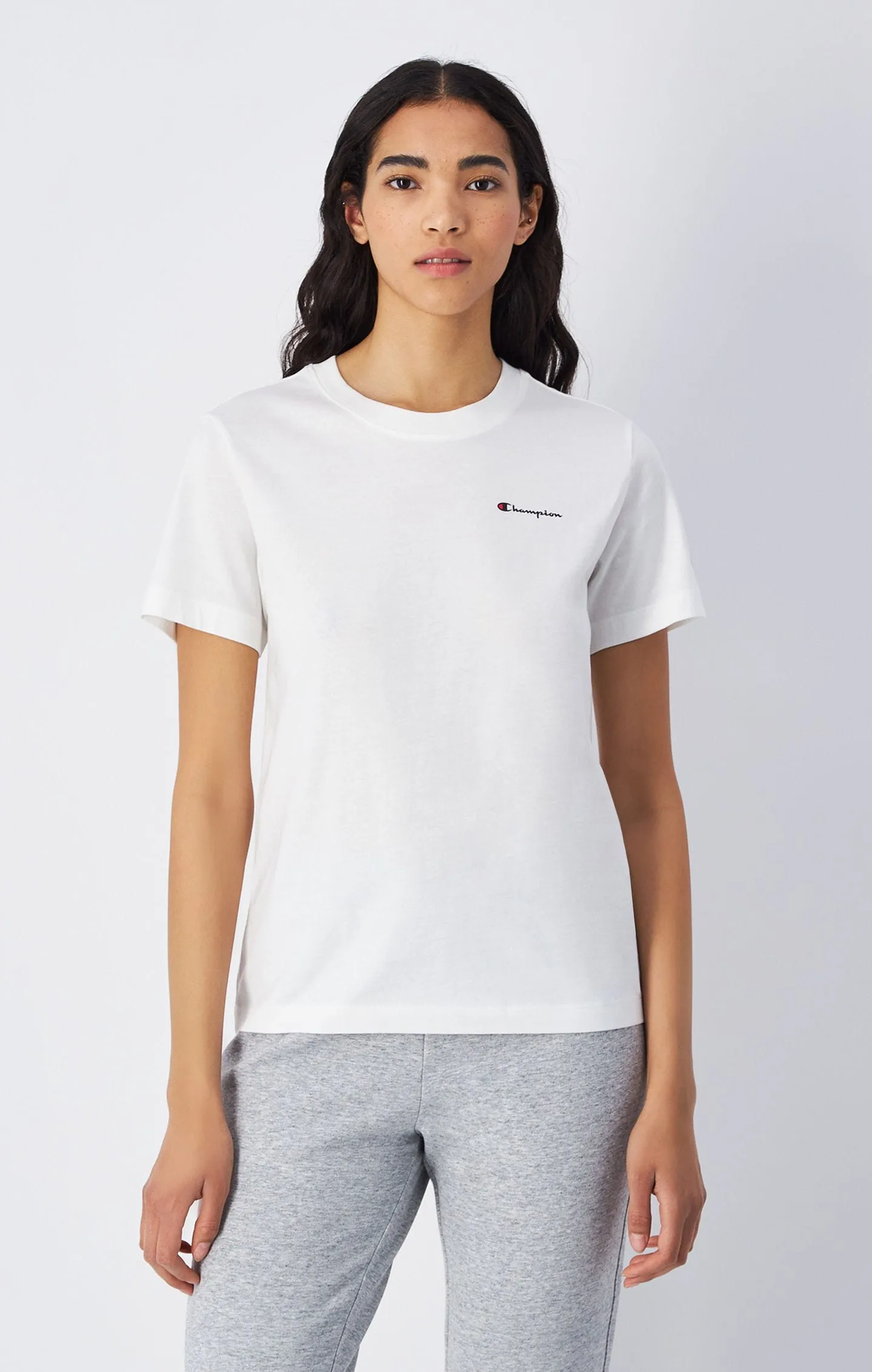 Camiseta de punto con logotipo pequeño