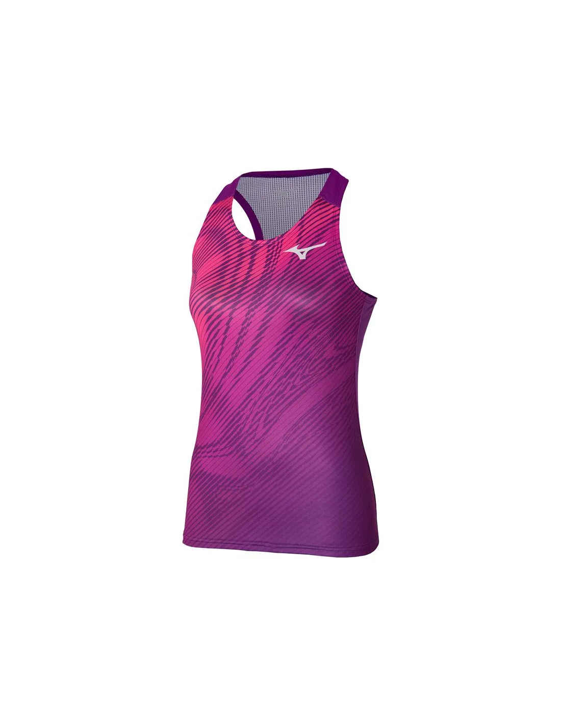 Camiseta De Pádel Mizuno Charge Printed Mujer Púrpura