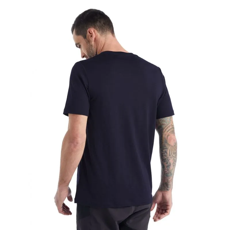 Camiseta Icebreaker Tech Lite Ii Ss Tee Canopy Camper (MIDNIGHT NAVY) hombre