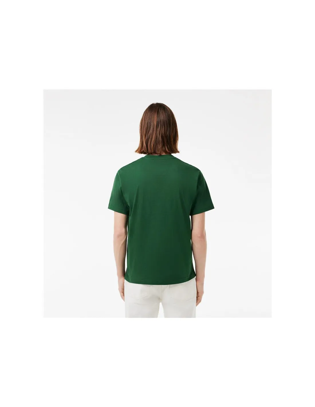 Camiseta Lacoste Cols Roules Hombre Verde