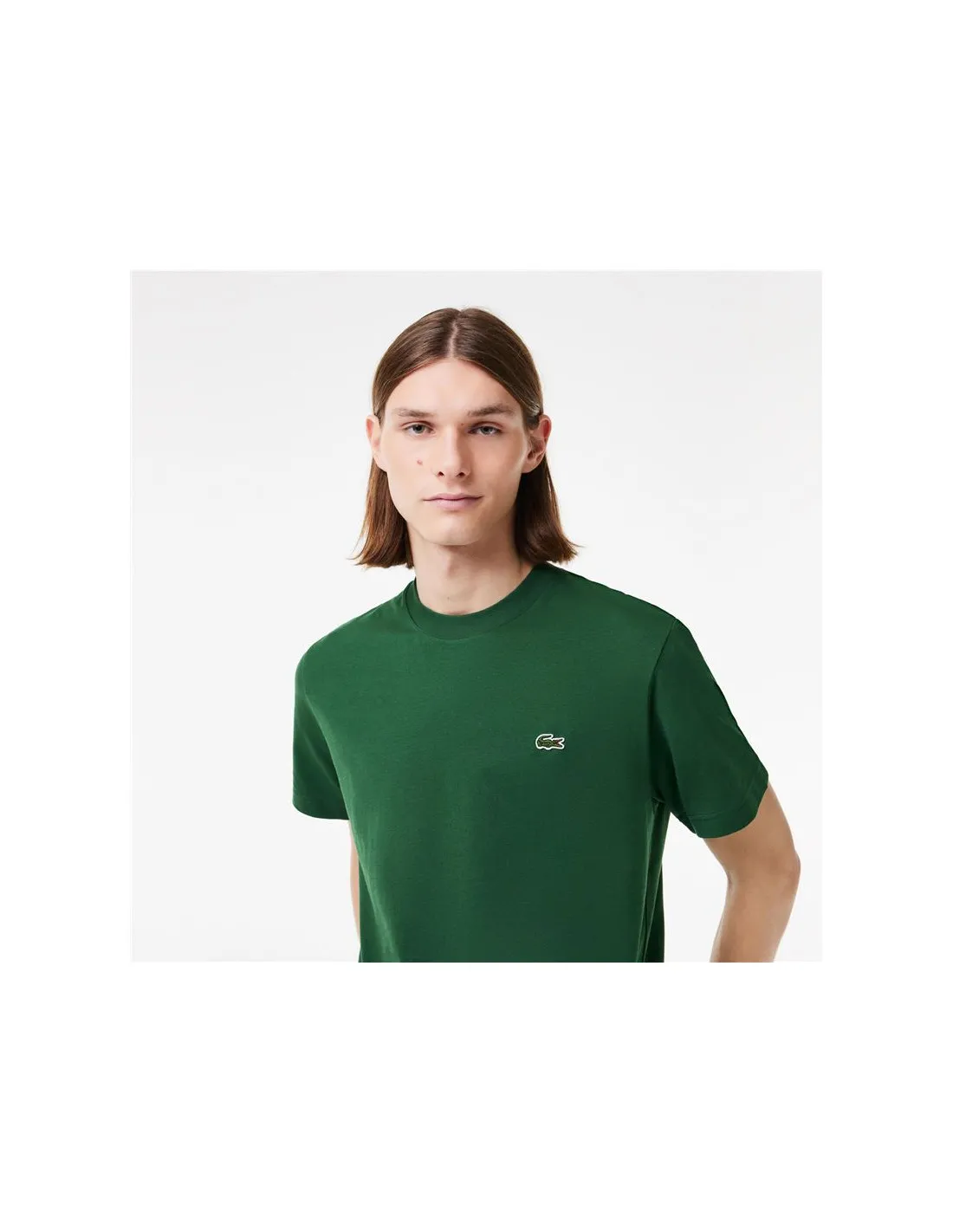 Camiseta Lacoste Cols Roules Hombre Verde