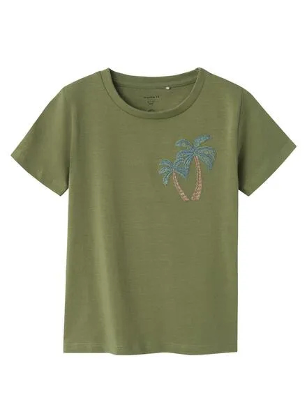Camiseta Name It Hakan Verde Para Niño