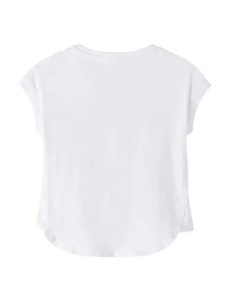Camiseta Name It Hasine Blanco para Niña