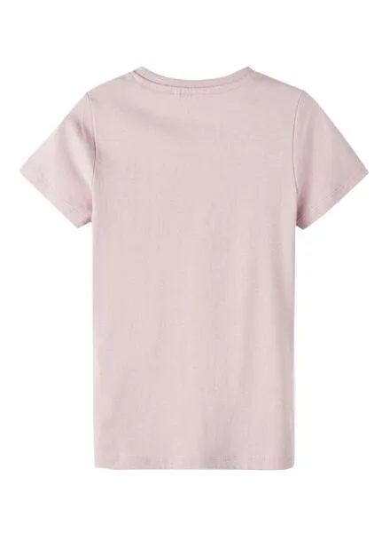 Camiseta Name It Votea Lila para Niña