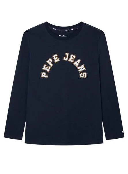 Camiseta Pepe Jeans Pierce Azul Para Niño