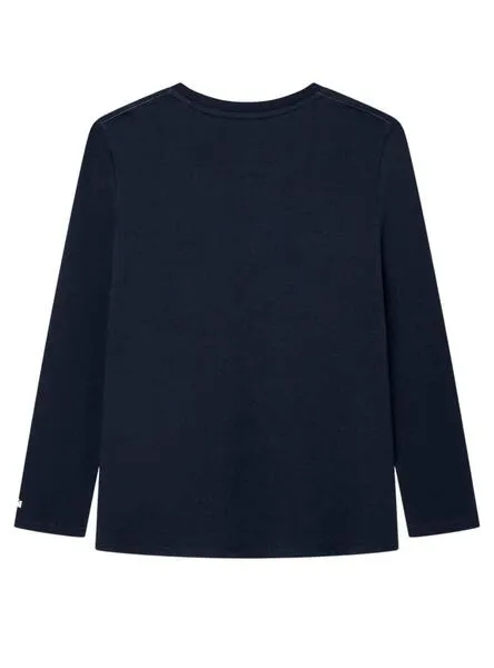 Camiseta Pepe Jeans Pierce Azul Para Niño