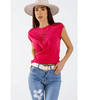 Camiseta Uta Frunces