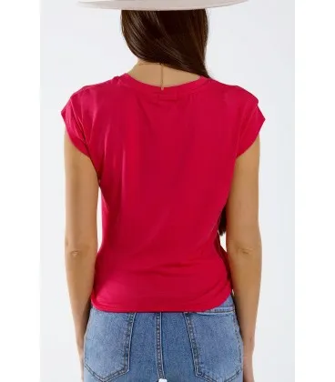 Camiseta Uta Frunces