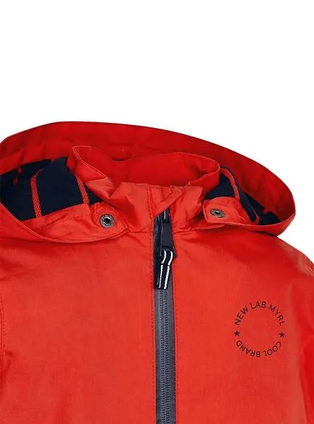 cazadora mayoral cortavientos rojo para niño