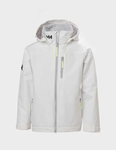 Chaqueta Helly Hansen Crew Midlayer balnca para niño y niña