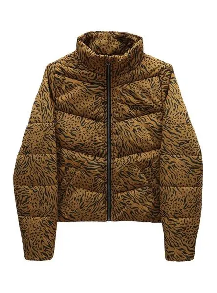 Chaqueta Vans Foundry Puffer Leopardo para Niña