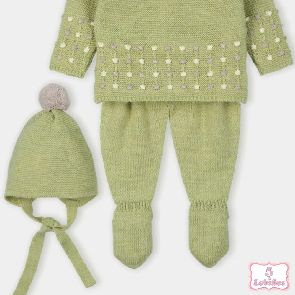 CONJUNTO BEBÉ PUNTO SUTILEZA Mac Ilusión