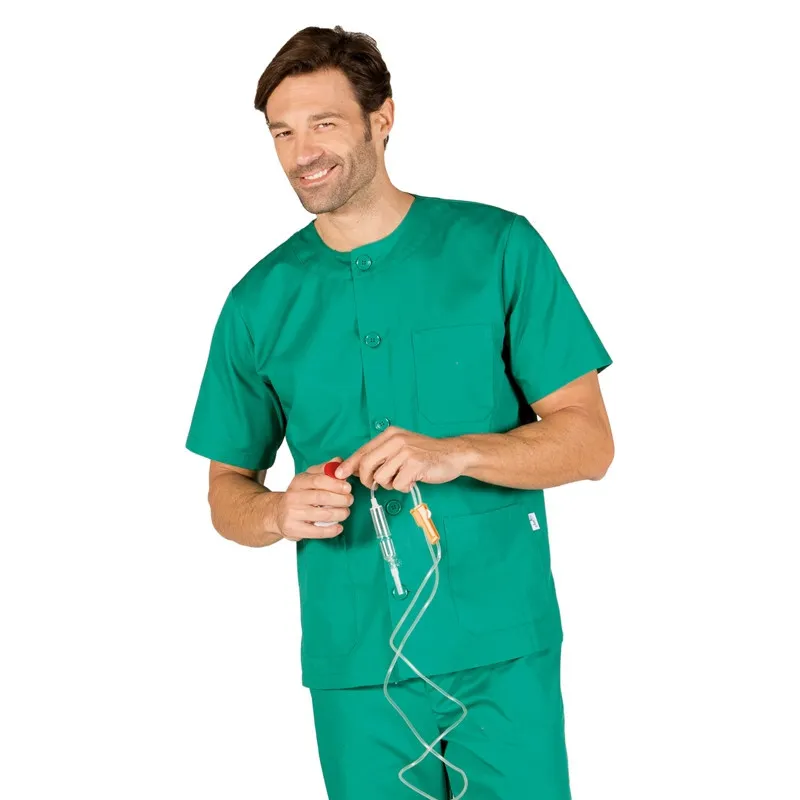 CONJUNTO COMPLETO ENFERMERíA VERDE CON BOTONES  GARY'S