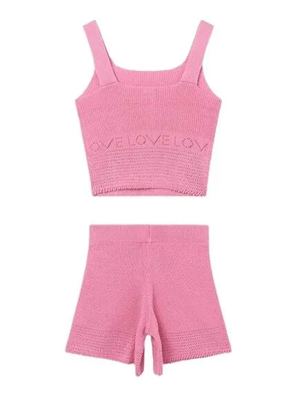 Conjunto Mayoral Tricot Rosa para Niña